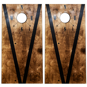 Northern Vibe Compass Corn Hole Boards